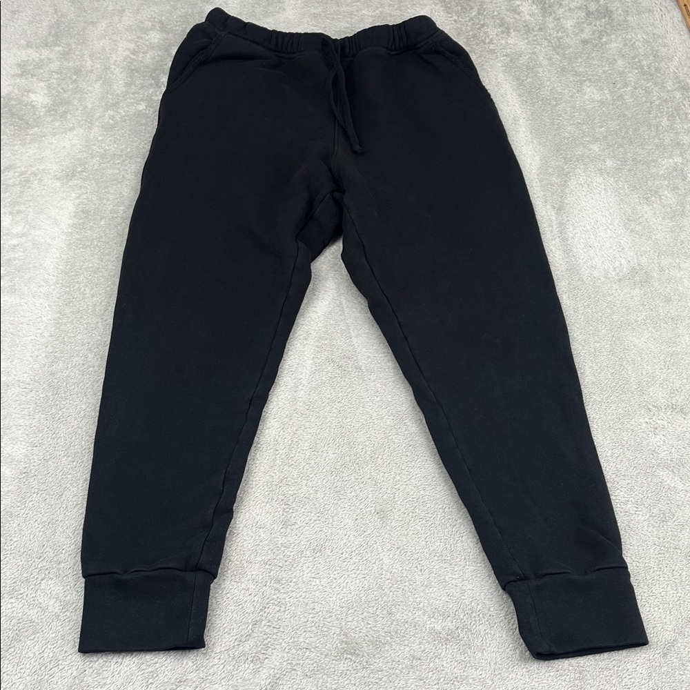 NEW Frank & Eileen S 100% Cotton Black Jogger Sweatpants Made in USA